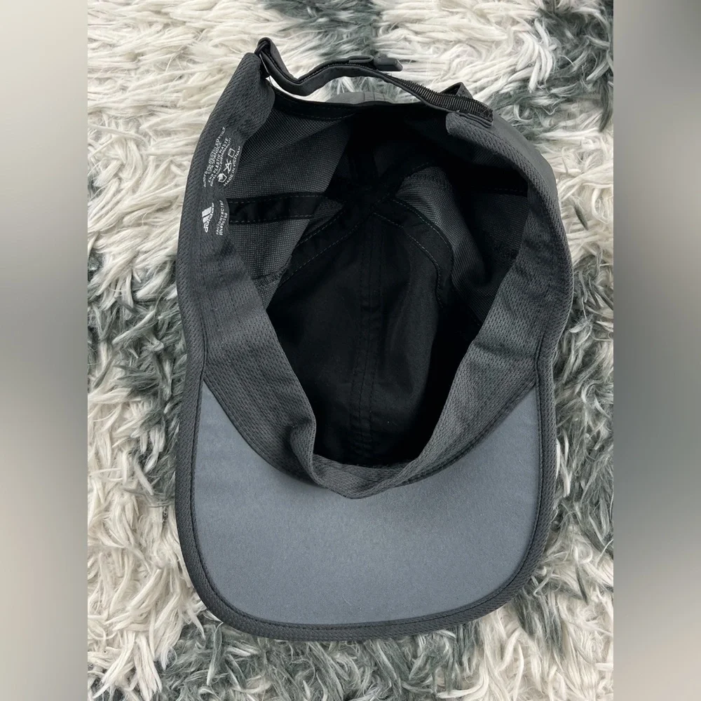 Adidas Adult Unisex Gray Aeroready Hat Adjustable